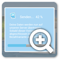 Urlaubsgruss Android App Vorschau Senden und bezahlen