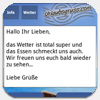 Urlaubsgru&szlig; Android App Vorschau 2