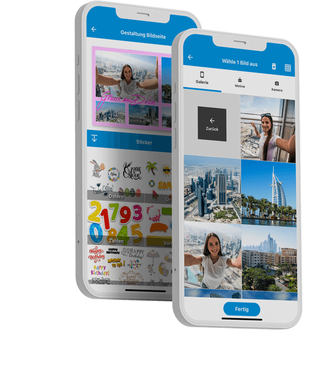 Postkarten direkt mit einem Smartphone gestalten