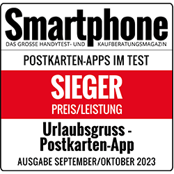 Sieger Preis/Leistung Testsiegel des Smartphone Magazins