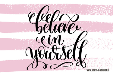 Vorlage Believe-in-yourself