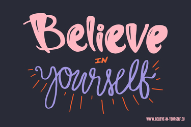 Vorlage Believe-in-yourself