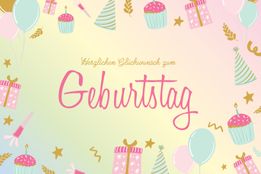 Vorlagen Geburtstag